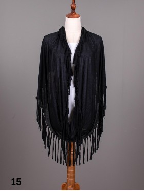 LOOP, SCARF, LONG FRINGE